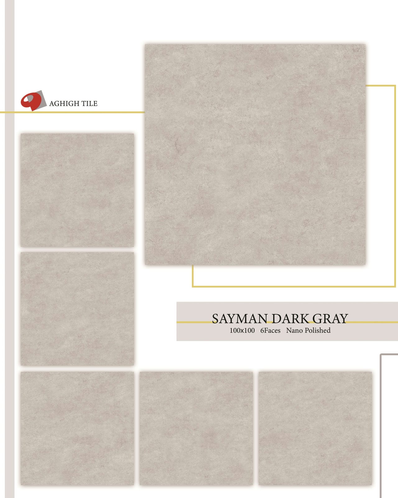 Sayman Dark Gray Poster