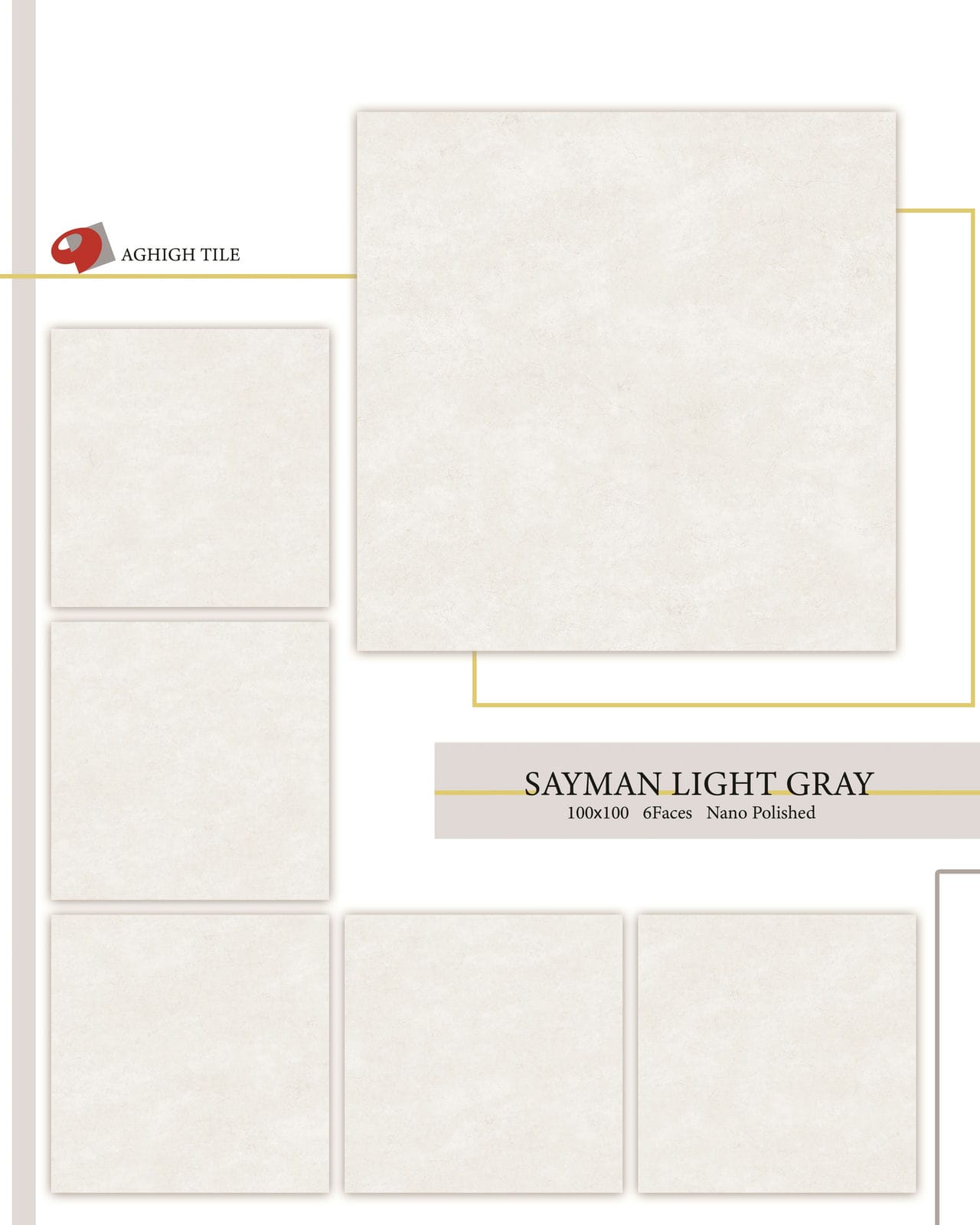 Sayman Light Gray Poster
