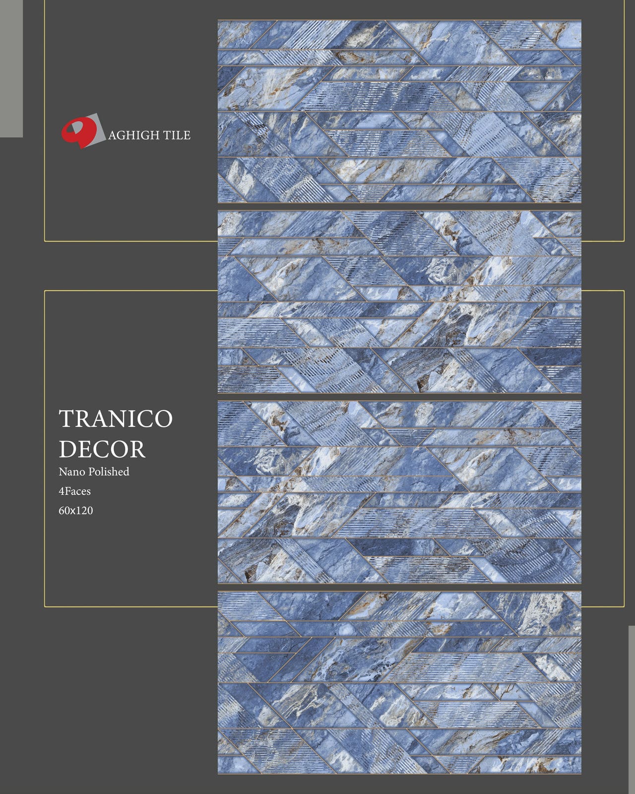 Tranico Blue Poster Decor